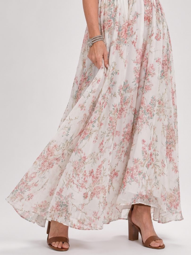 Guinevere | Midikjole med blomsterprint