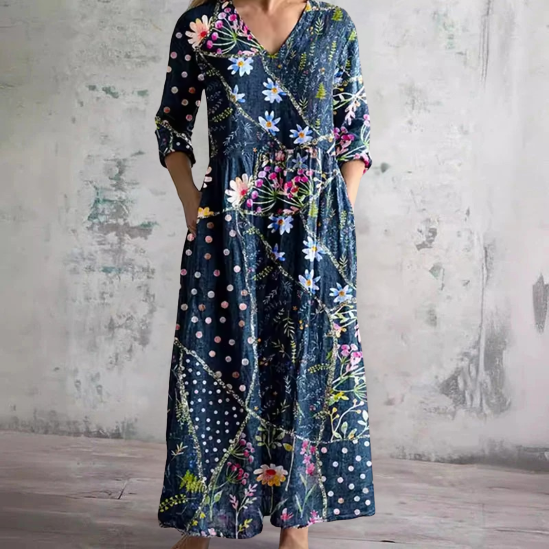 Linda™ | Blomstret sommerkjole