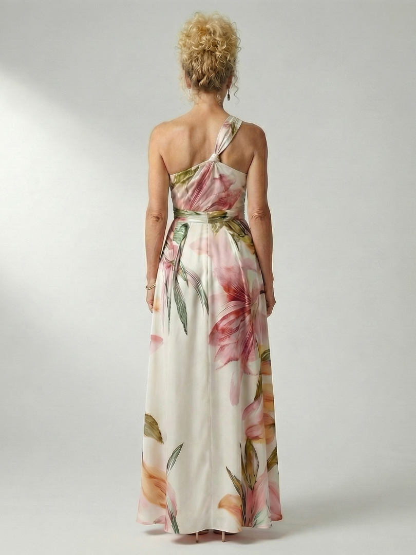 Amiel | Let, blomstret maxikjole