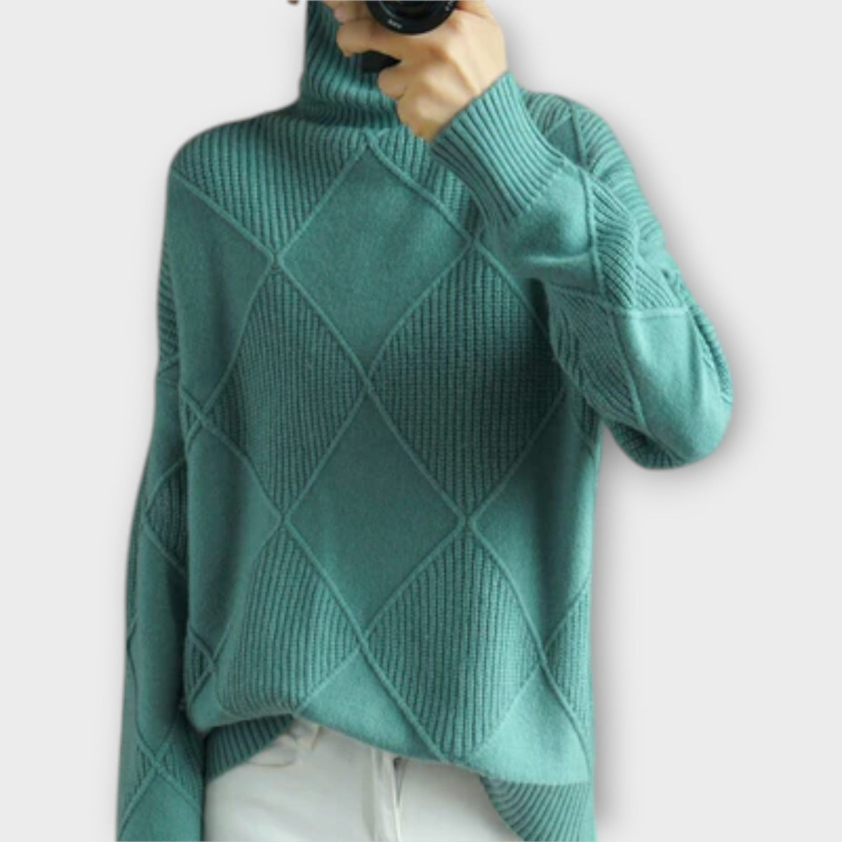 Lavina™ - Komfortabel rullekrave sweater