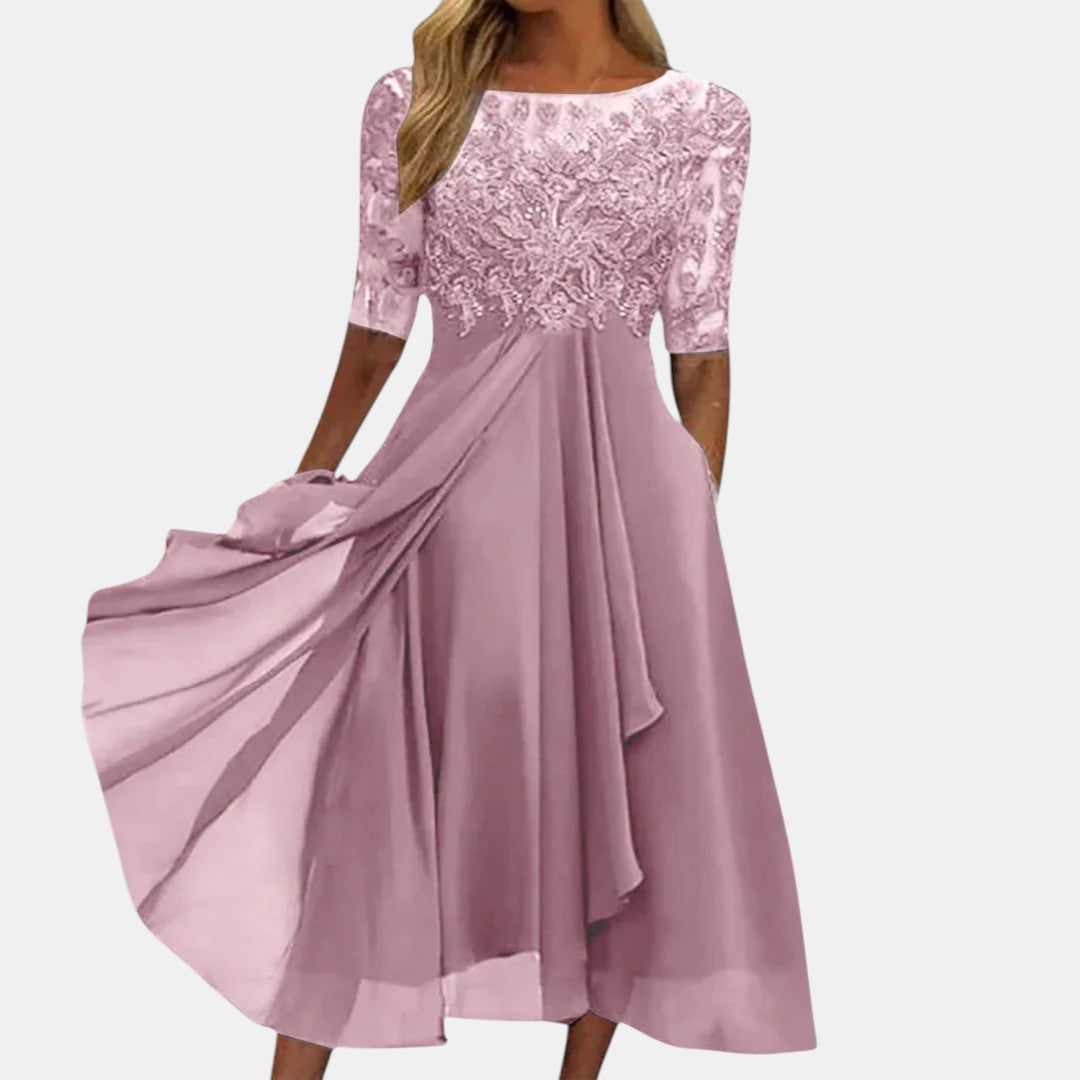Rhonda™ | Elegant blondekjole