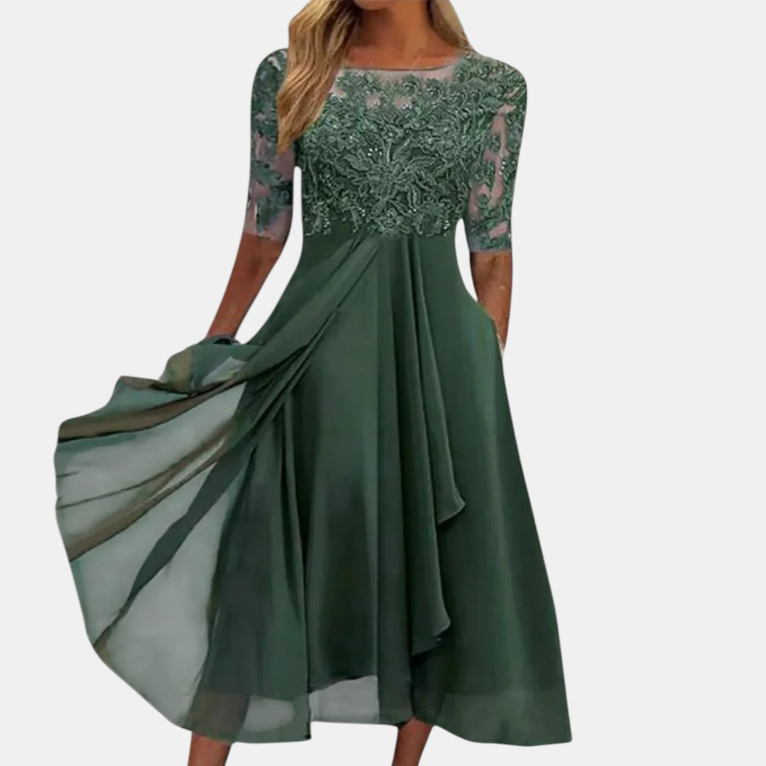 Rhonda™ | Elegant blondekjole
