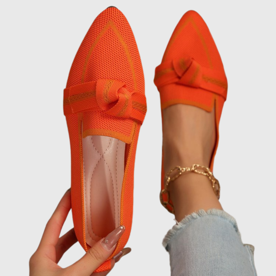 Milena | Knyttede komfort-slippers