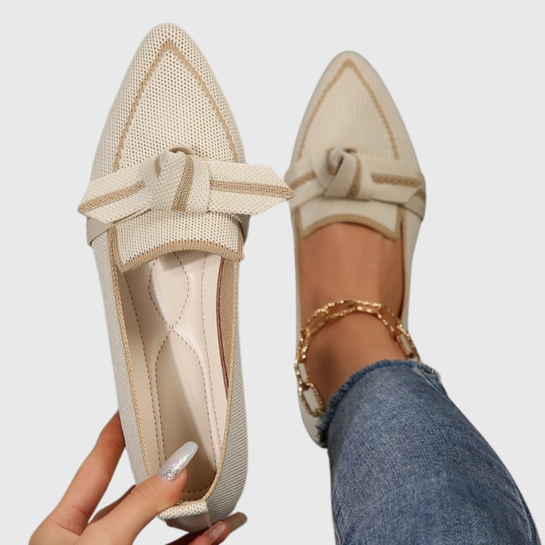 Milena | Knyttede komfort-slippers