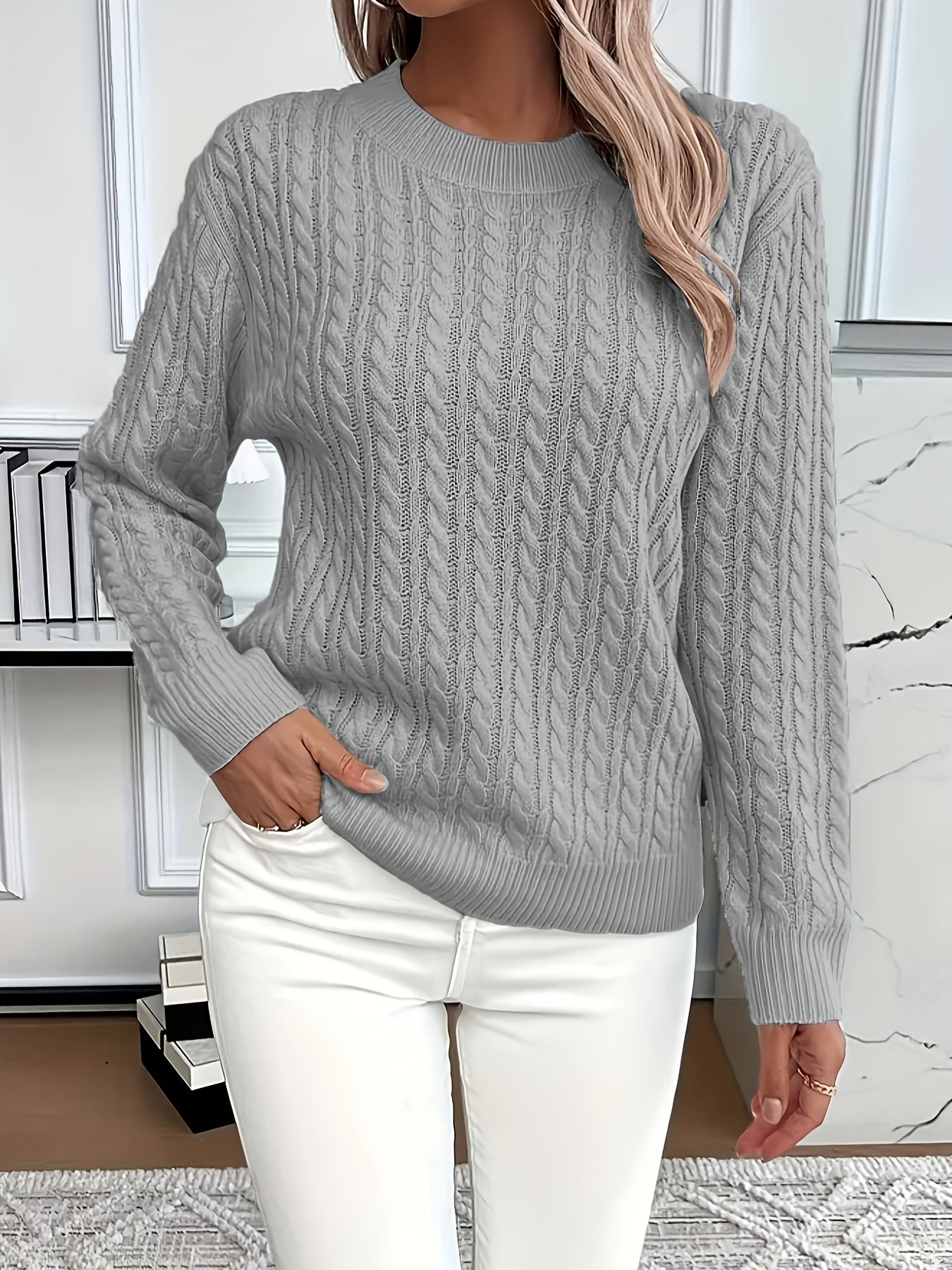 Tahlira – Stilfuld Casual Striktrøje