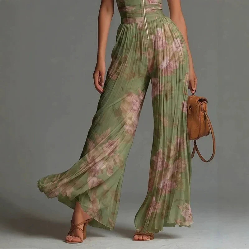 ÉLAN - Skulpturelt plisseret jumpsuit