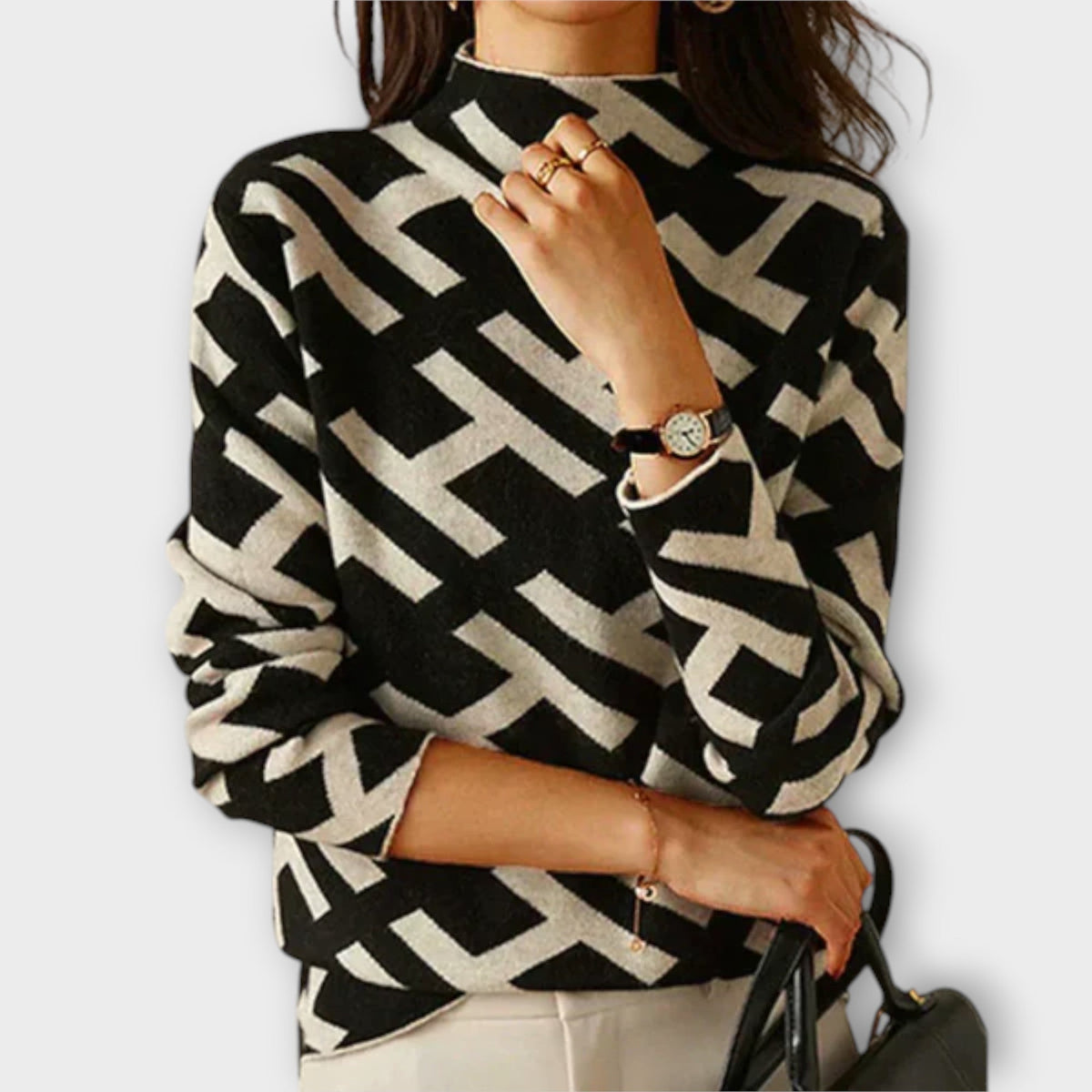 Nimfa™ - Elegant pullover i blød kvalitet