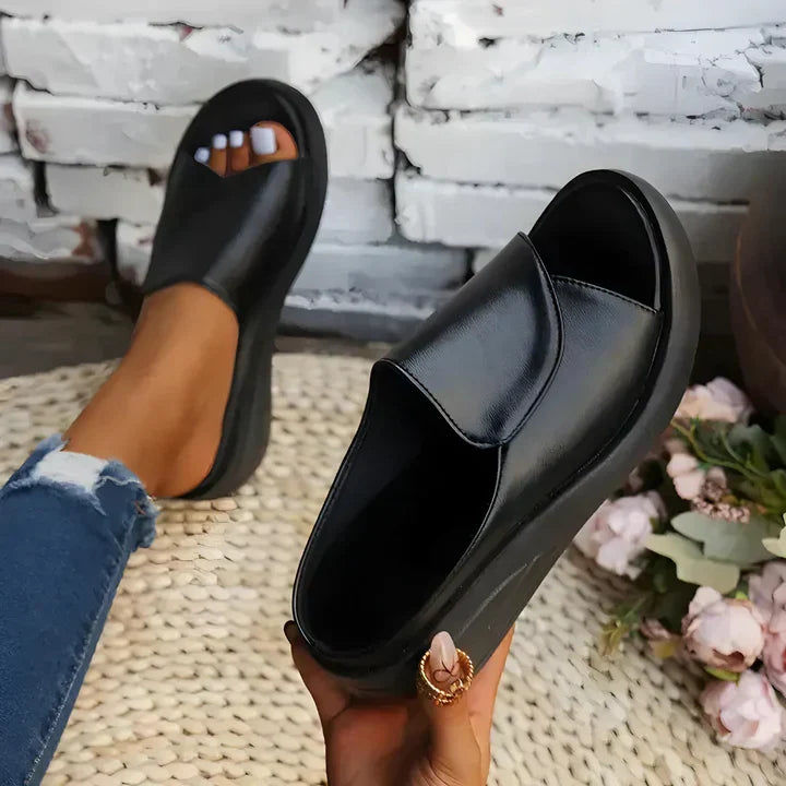 Eliza™ – Ortopædiske loafers med kilehæl