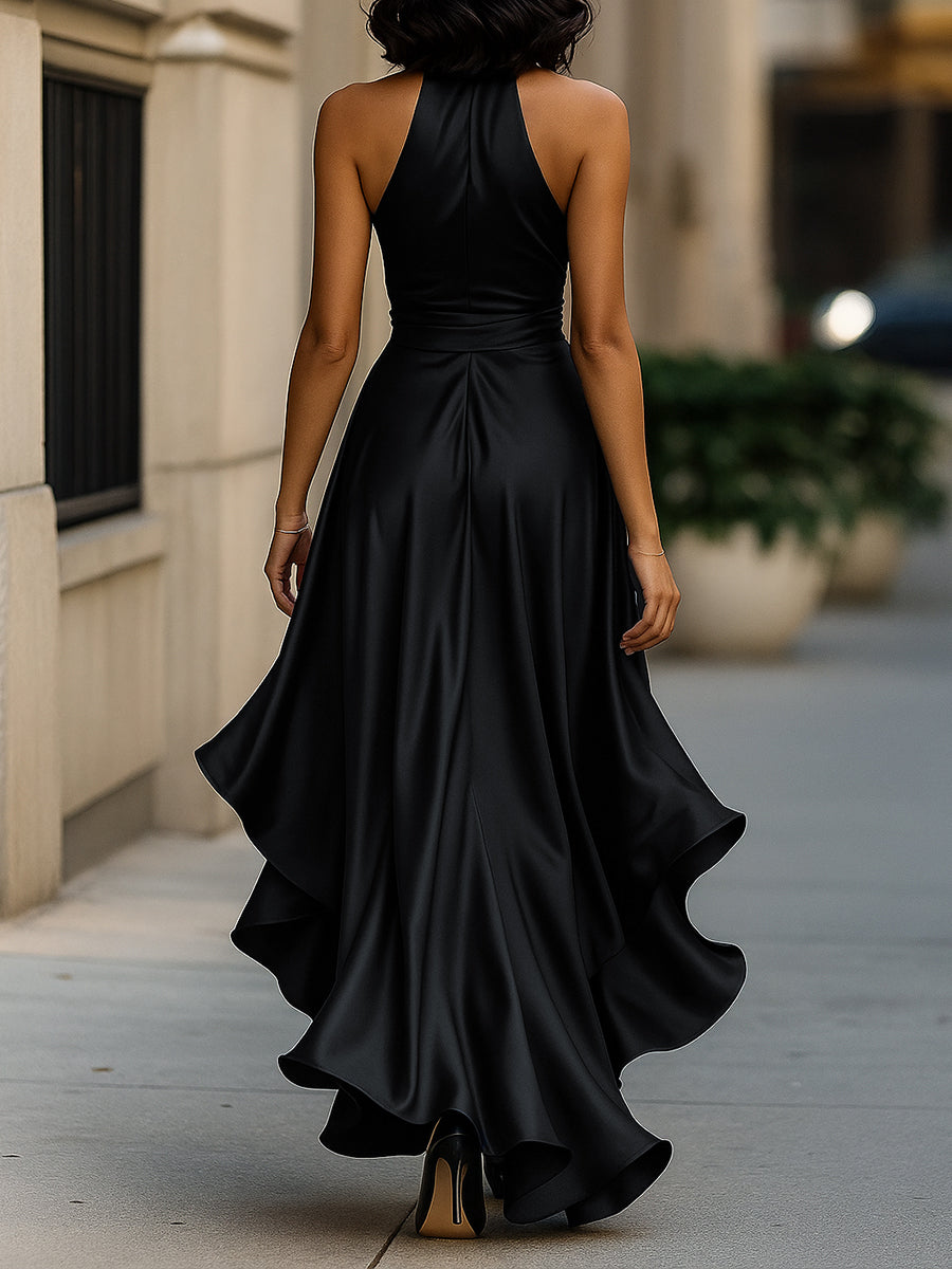 Valeria | Elegant aftenkjole i satin