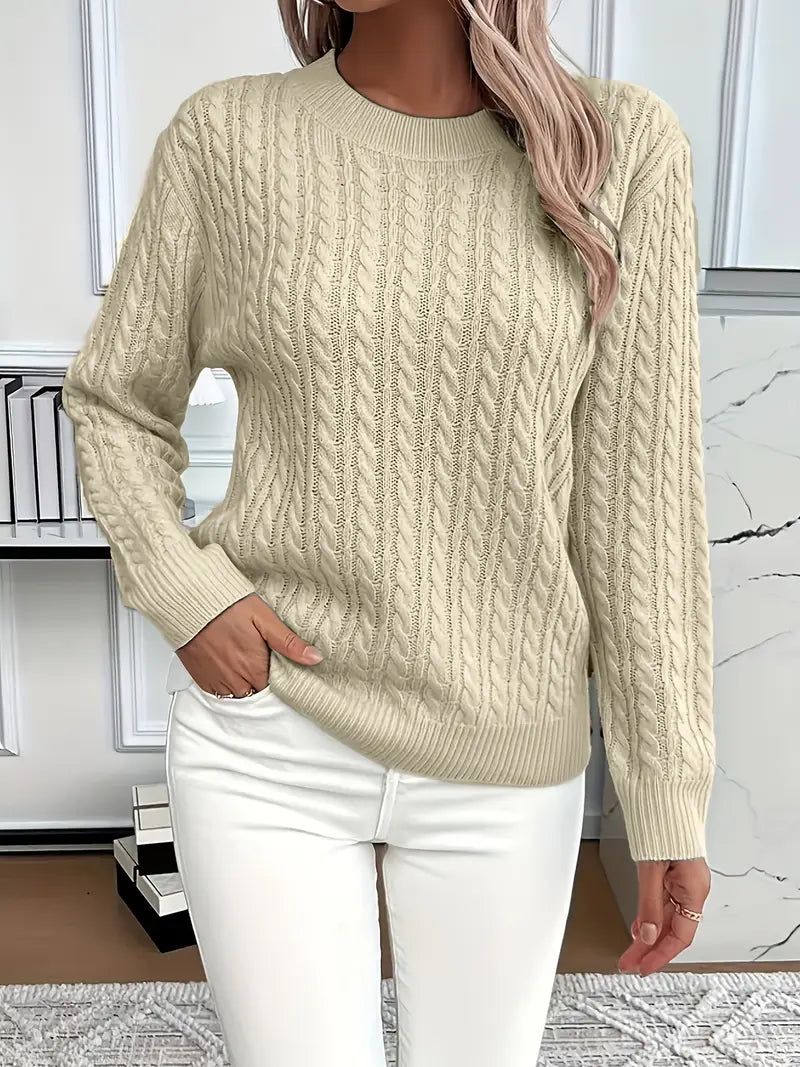 Tahlira – Stilfuld Casual Striktrøje