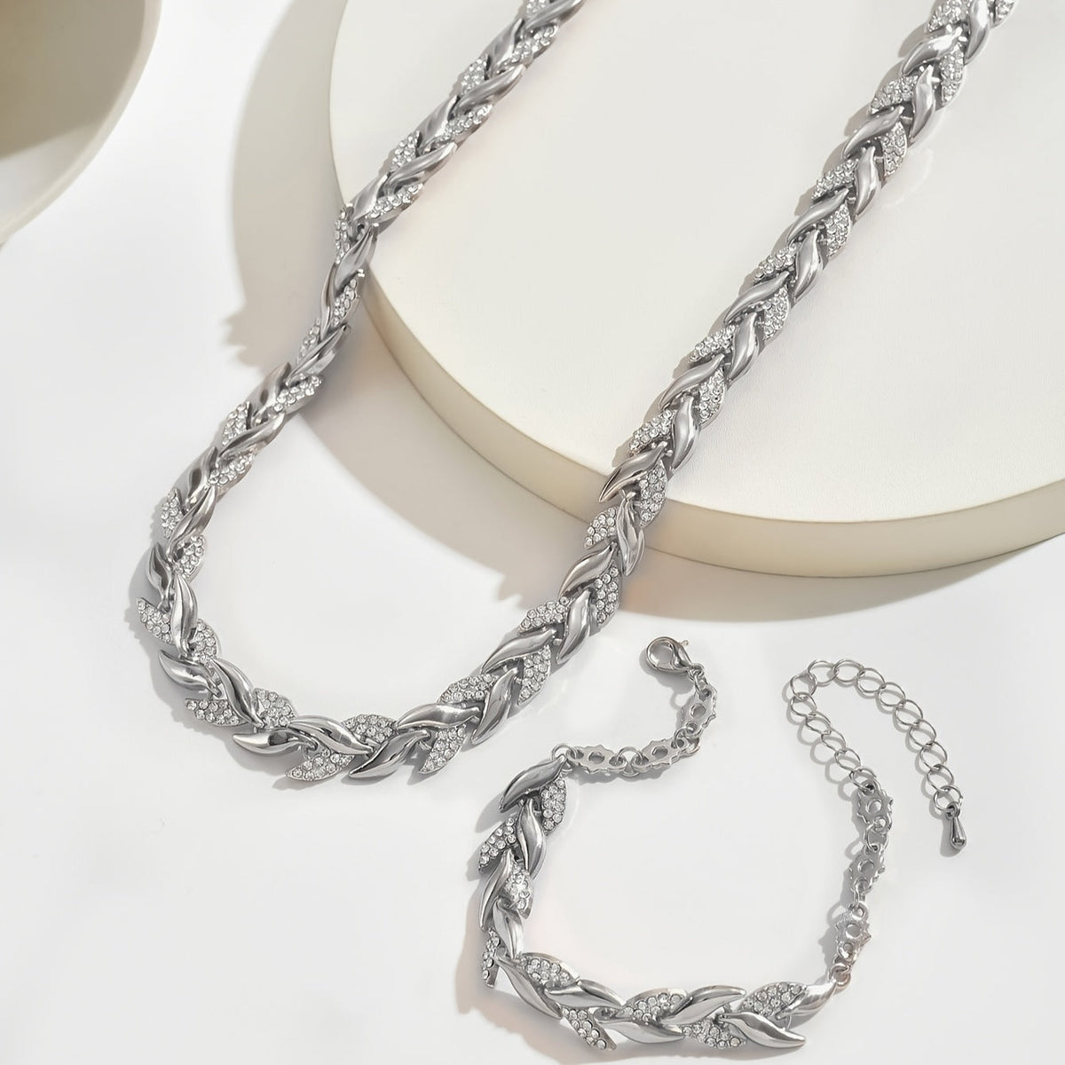 Eliane® | Håndlavet fiskehale-halskæde & armbåndssæt