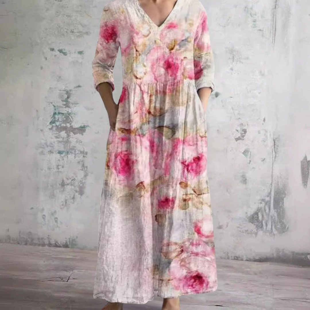 Barbara™ | Blomstret sommerkjole