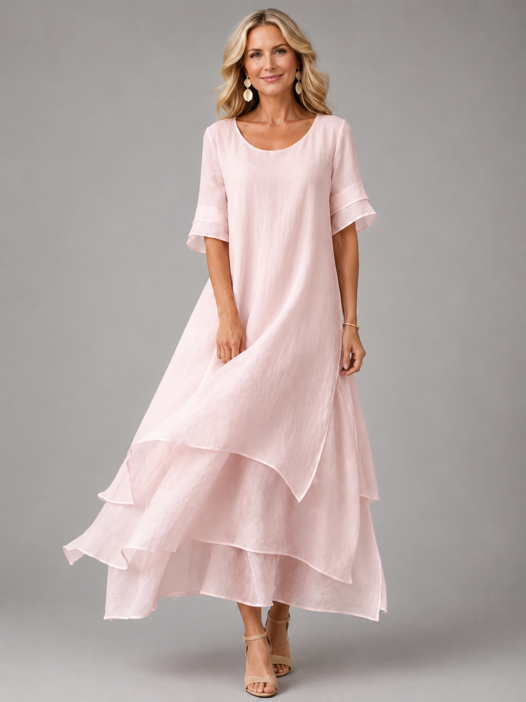 Liora™ | Flowing Grace maxi-kjole
