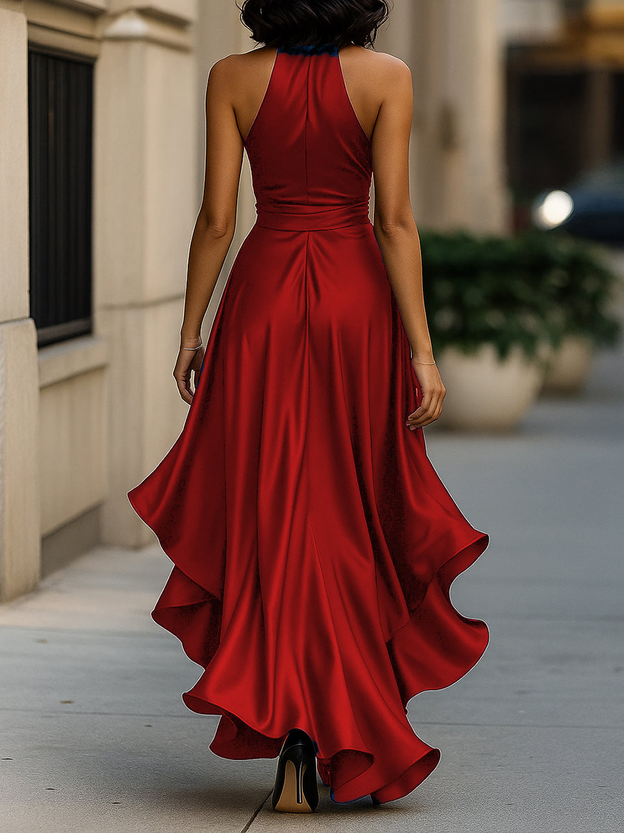 Valeria | Elegant aftenkjole i satin