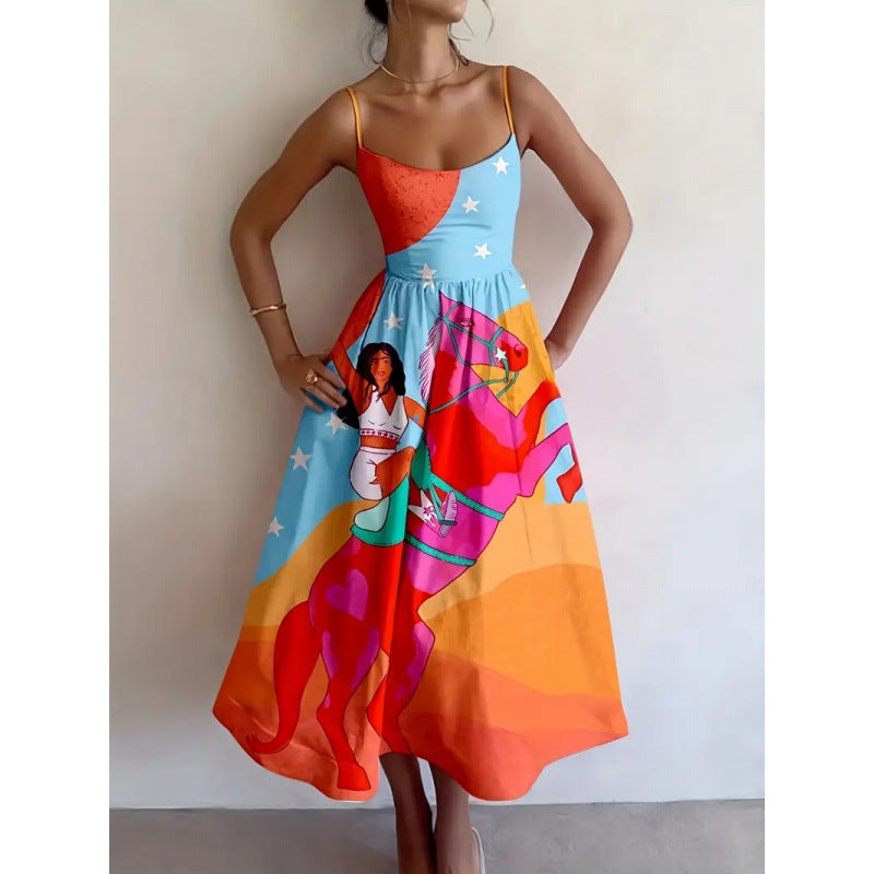 Solavienne | Sunset Muse midikjole
