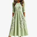 Midi-kjole med lommer fra Sage Blossom Garden