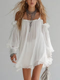 Elara – Luftig off-shoulder-minikjole