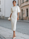 Elena | Elegant midi-etui-kjole