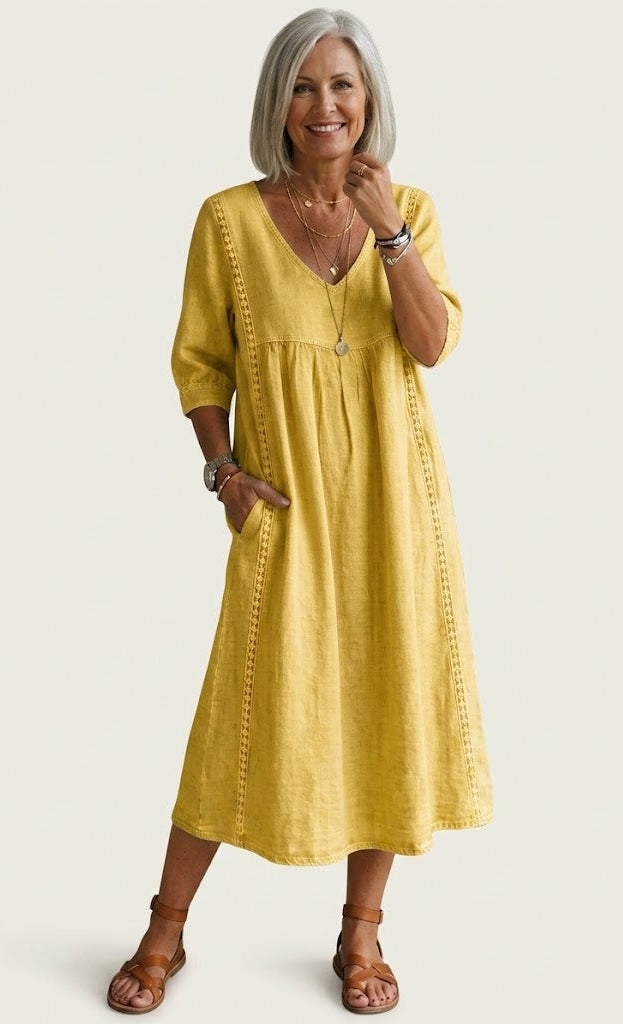 Juliette I – Elegant maxi-kjole i A-silhuet