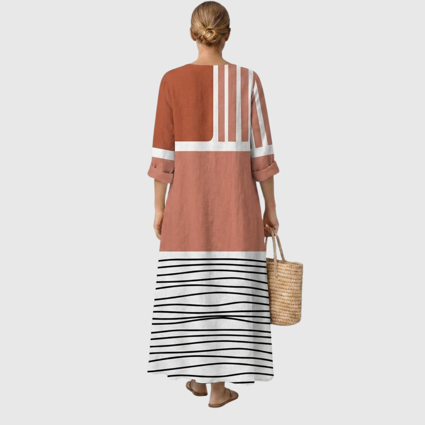 Zoe™ | Behagelig blomstret kjole