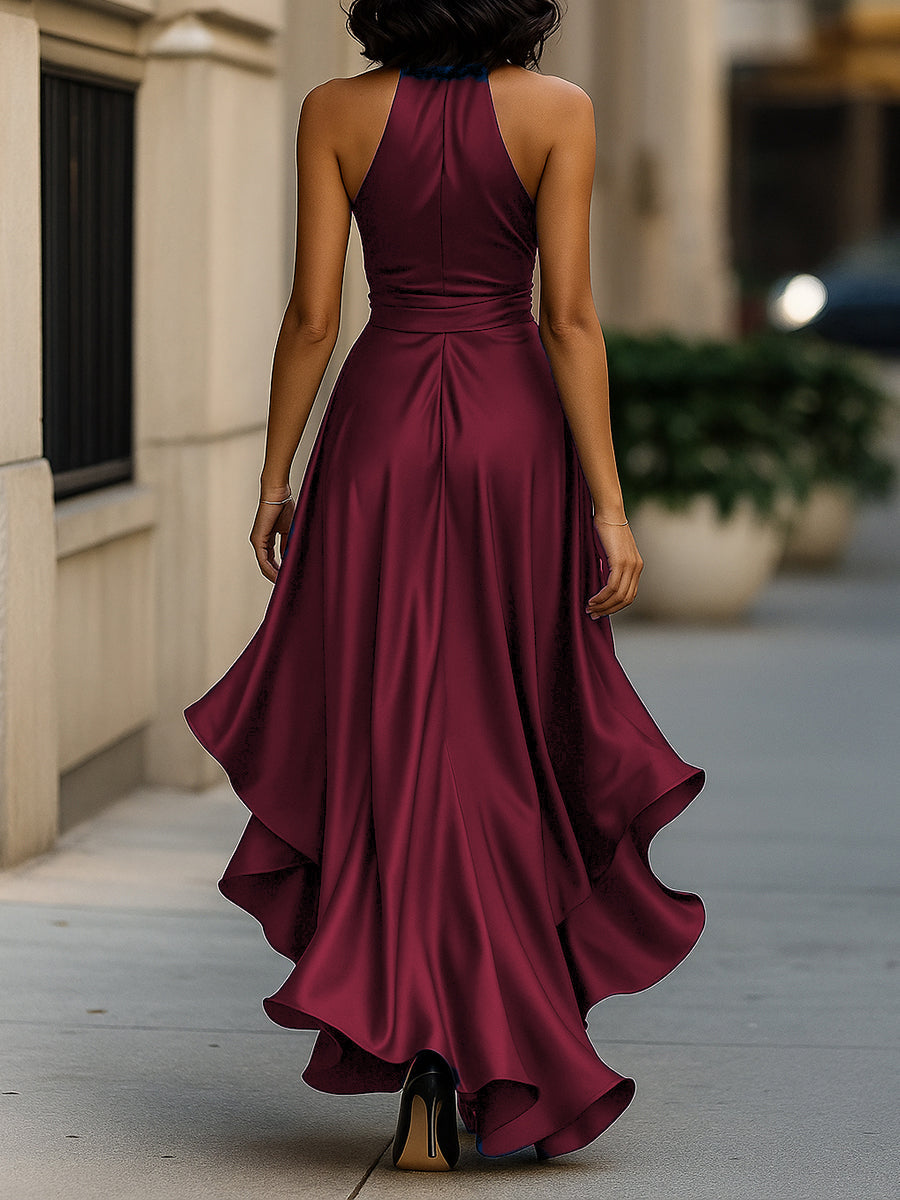 Valeria | Elegant aftenkjole i satin