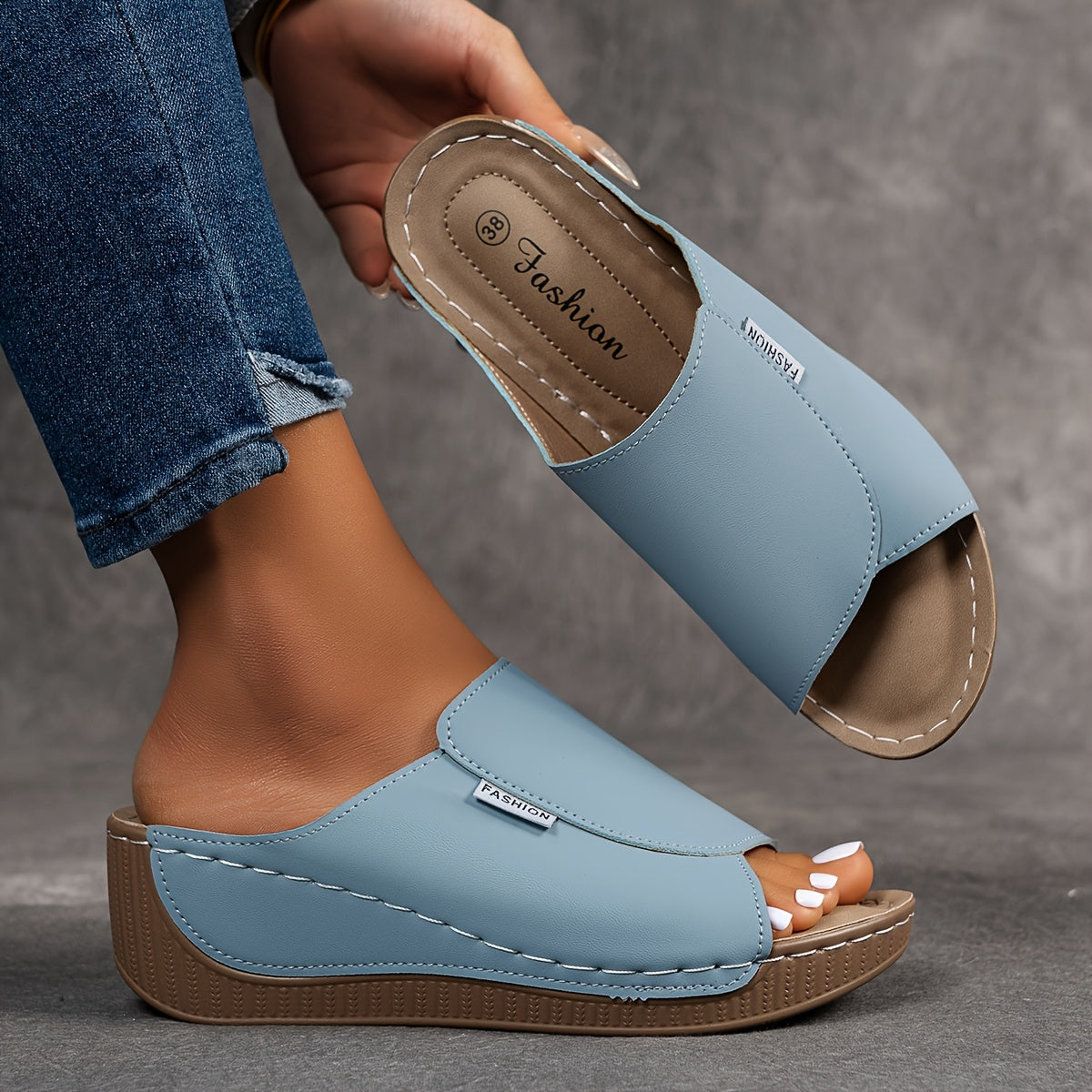 India – Komfortsandal med svangstøtte