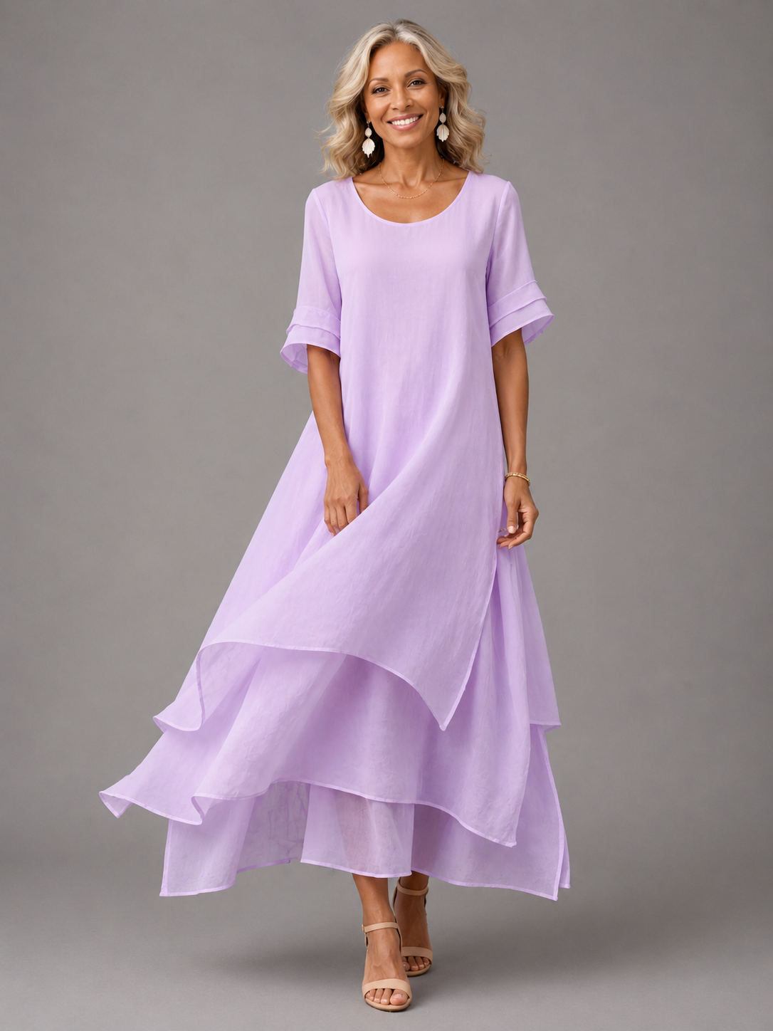 Liora™ | Flowing Grace maxi-kjole