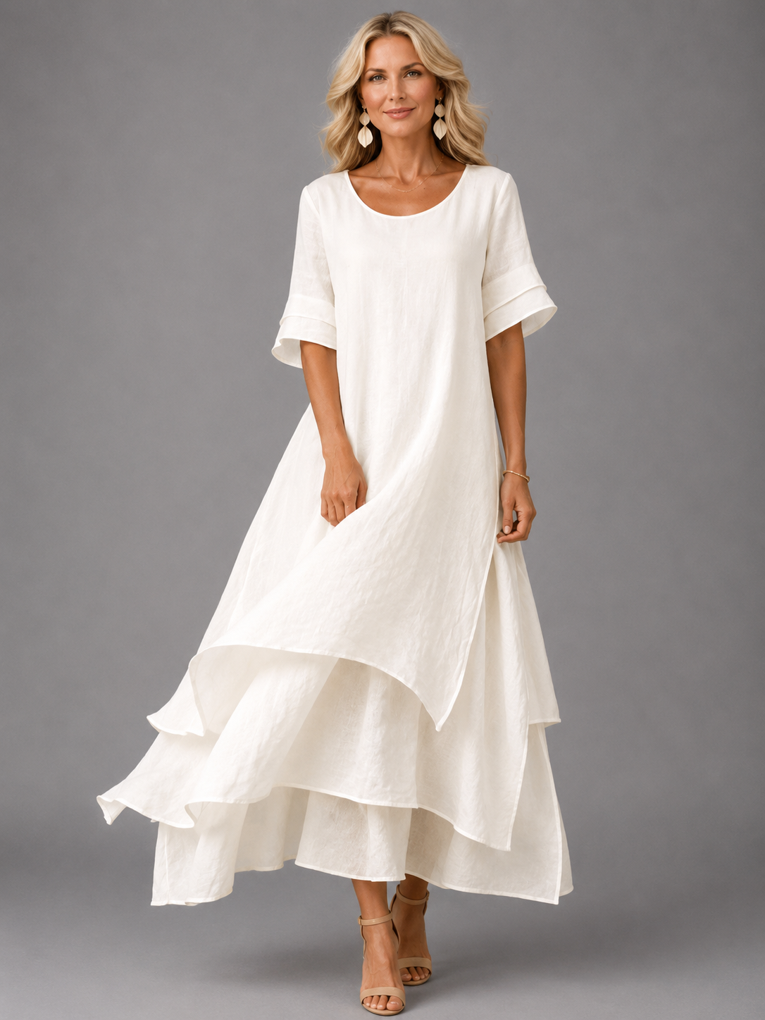 Liora™ | Flowing Grace maxi-kjole