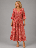 Althea™ | Midi-kjole „Bohemian Flow“