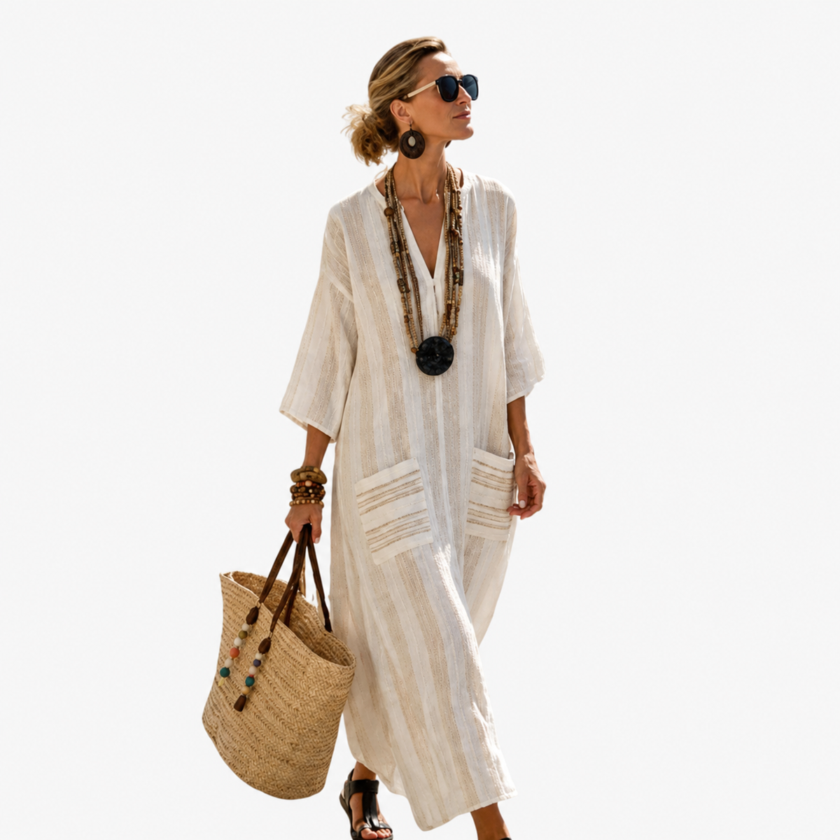 Caroline™ | Lang kaftan