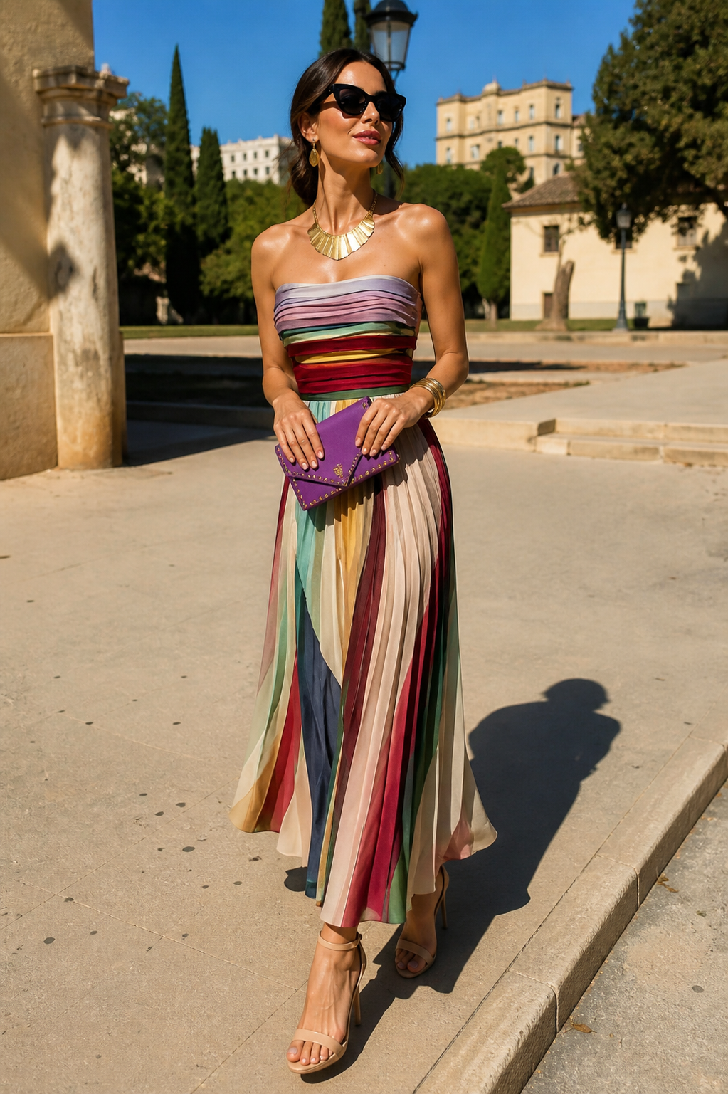 Evelyn | Elegant lang kjole