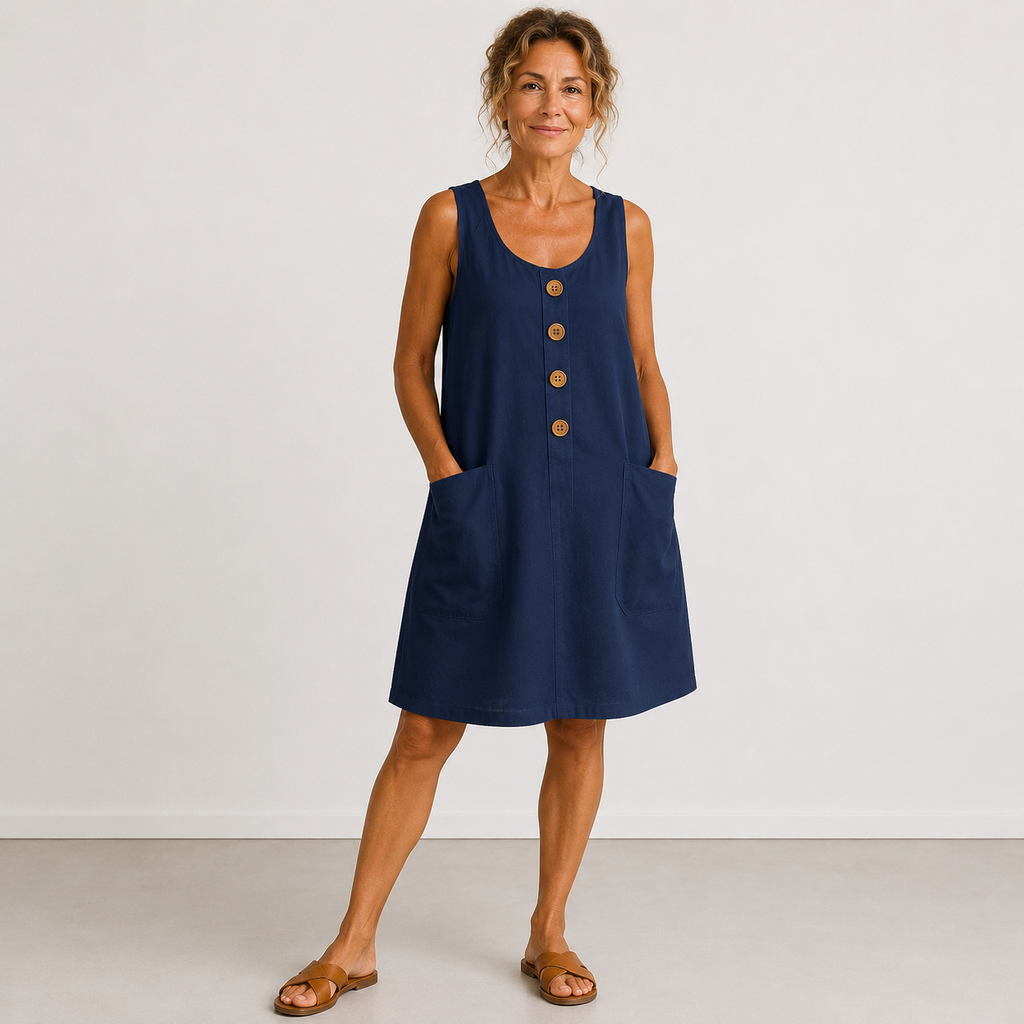 Maud – Elegant kjole med U-hals