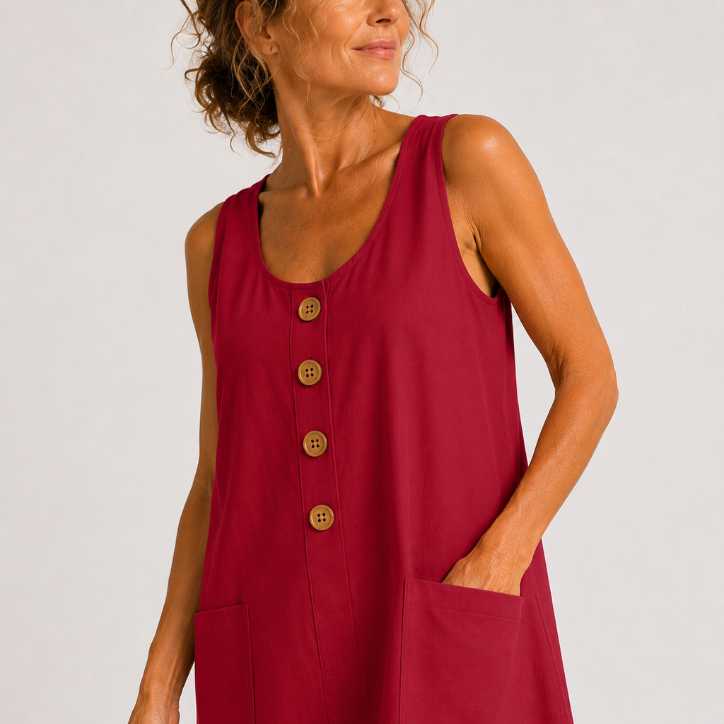 Maud – Elegant kjole med U-hals