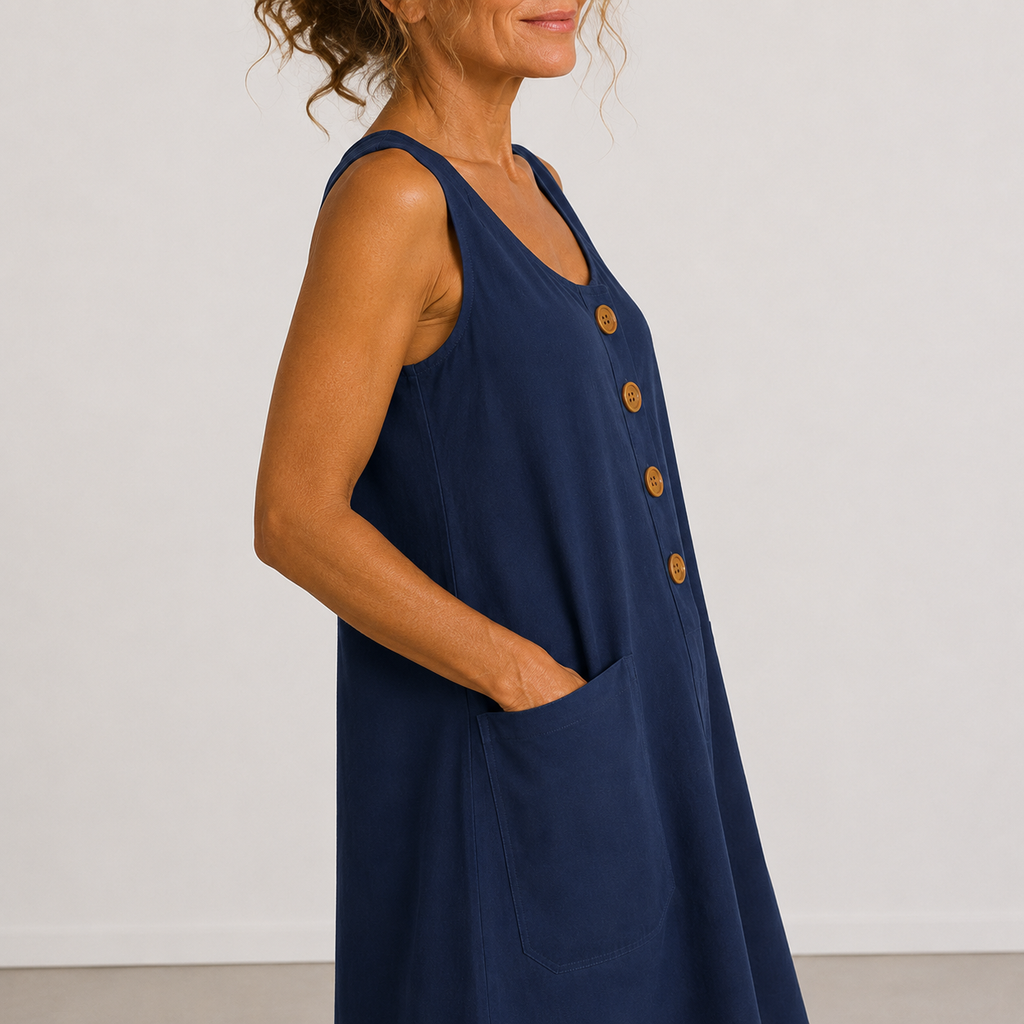 Maud – Elegant kjole med U-hals