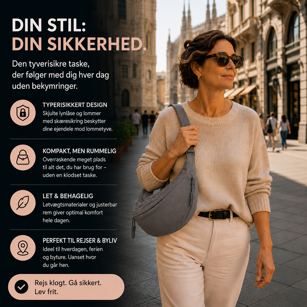 Chiara | Grå skuldertaske