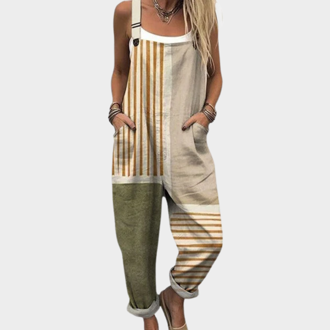 Behagelige dungarees med print