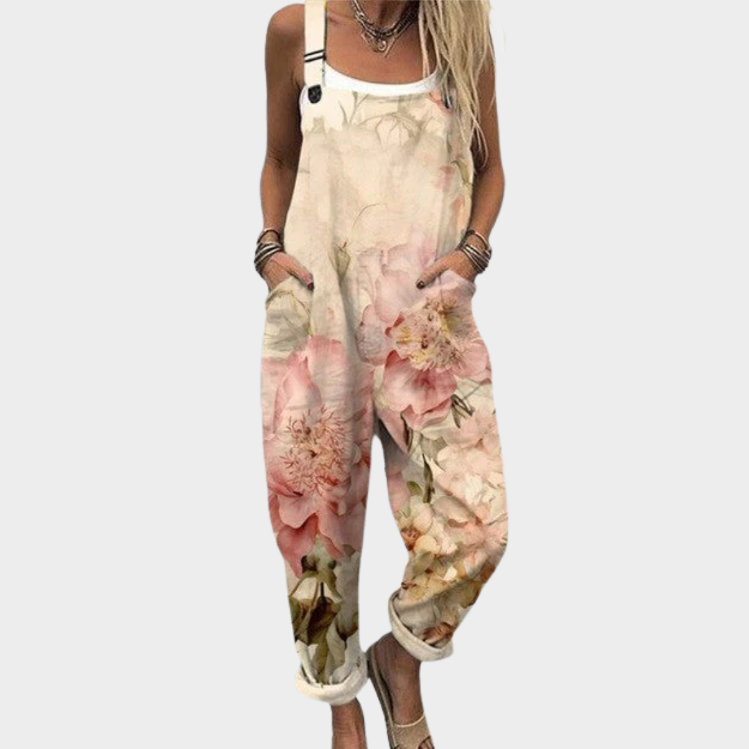Behagelige dungarees med print