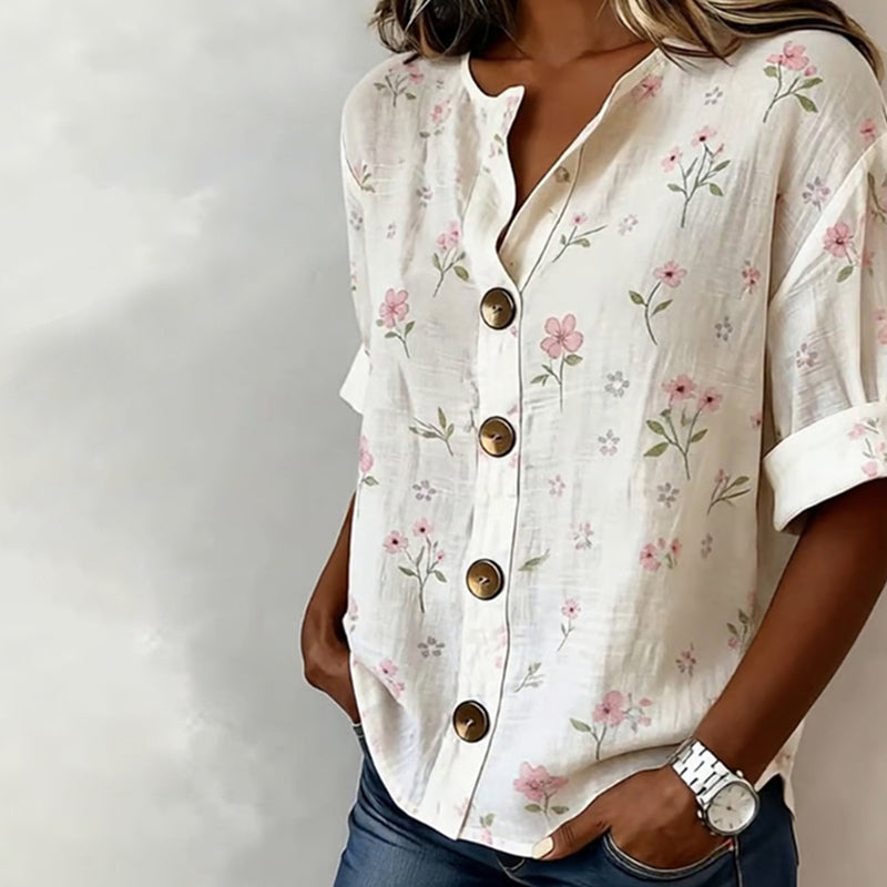 Peggy | Happy Floral-bluse