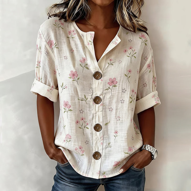 Peggy | Happy Floral-bluse