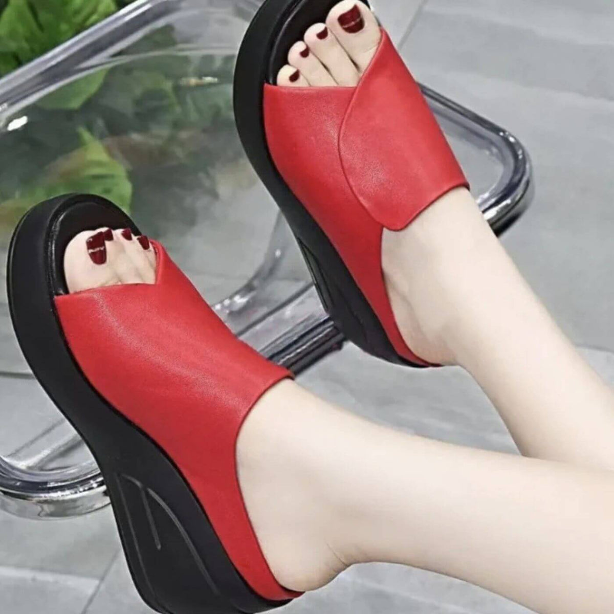 Eliza™ – Ortopædiske loafers med kilehæl