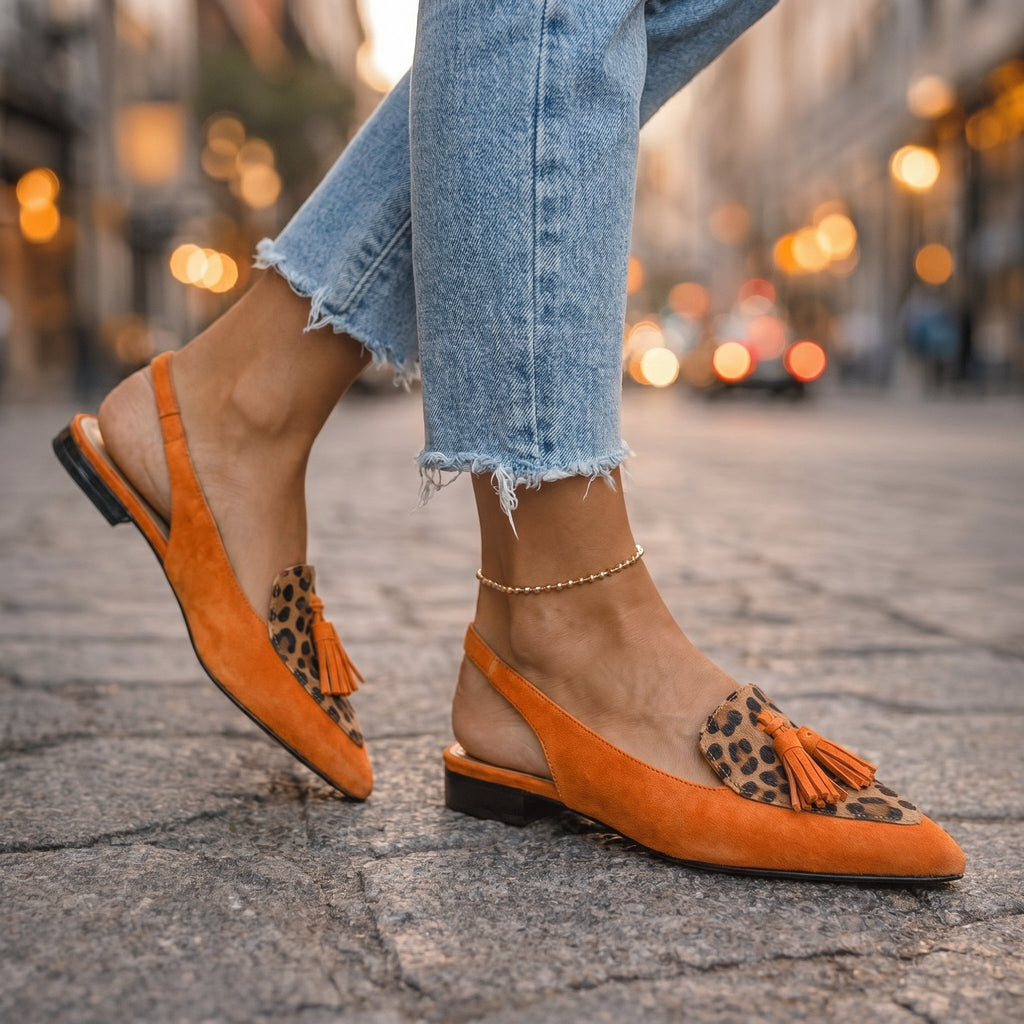 Eliza | Sandaler med remme og kvaster