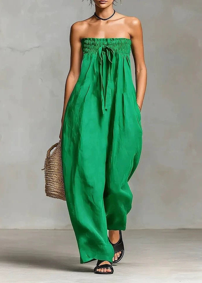Nina | Elegant stropløs jumpsuit