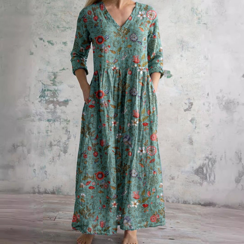 Olivia™ | Blomstret sommerkjole