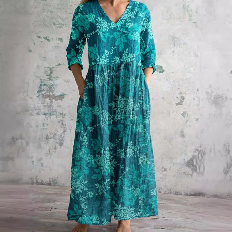 Marie™ | Blomstret sommerkjole