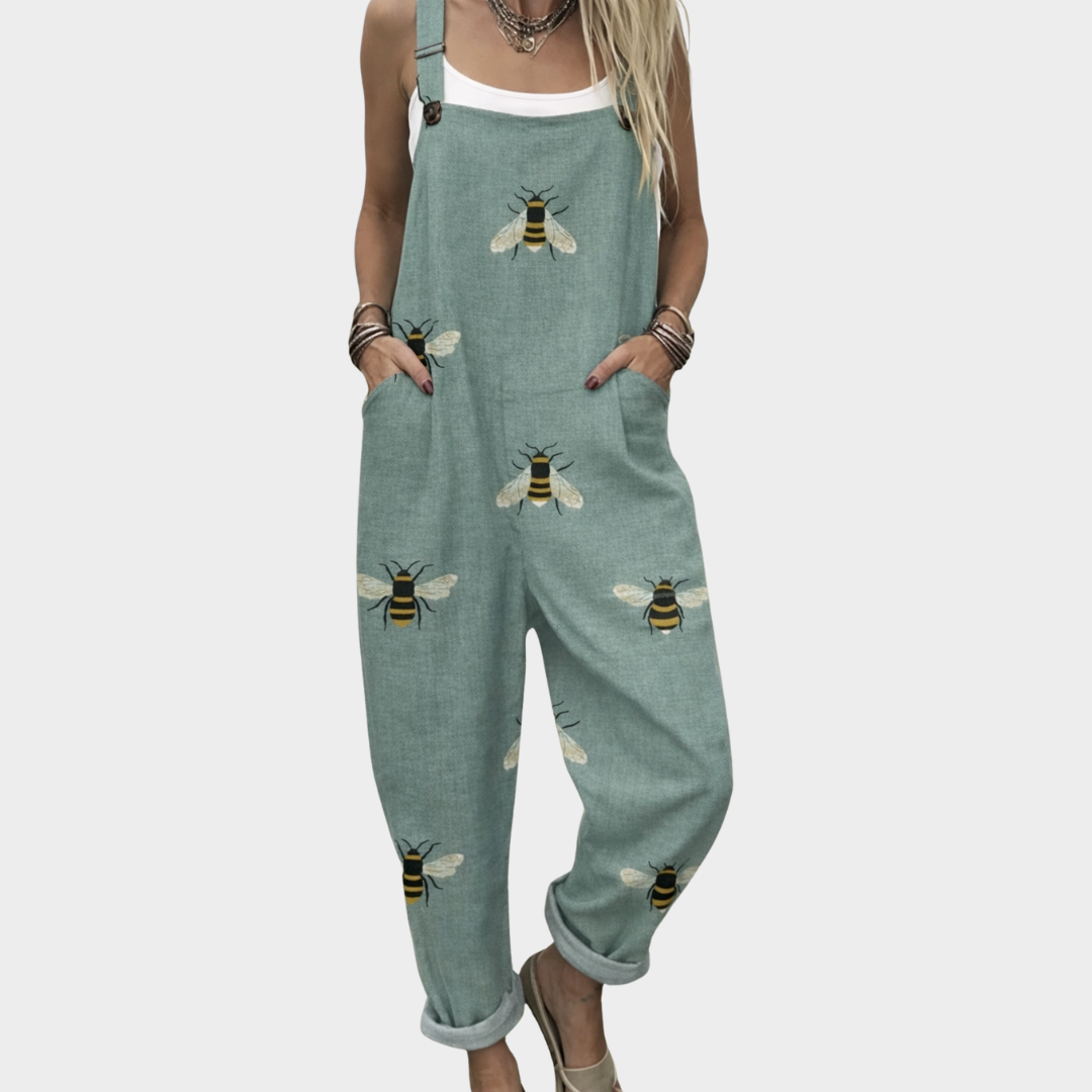 Behagelige dungarees med print