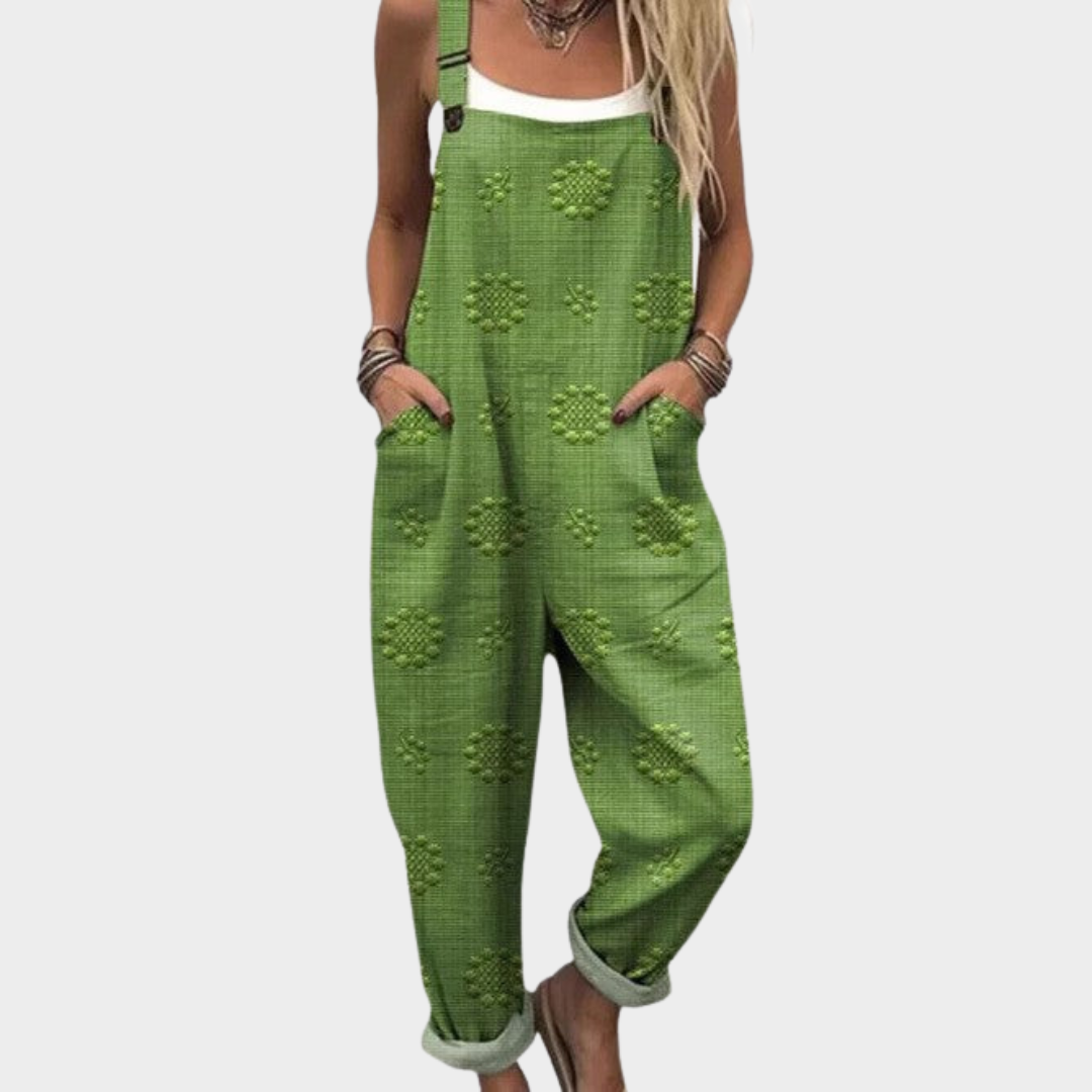 Behagelige dungarees med print