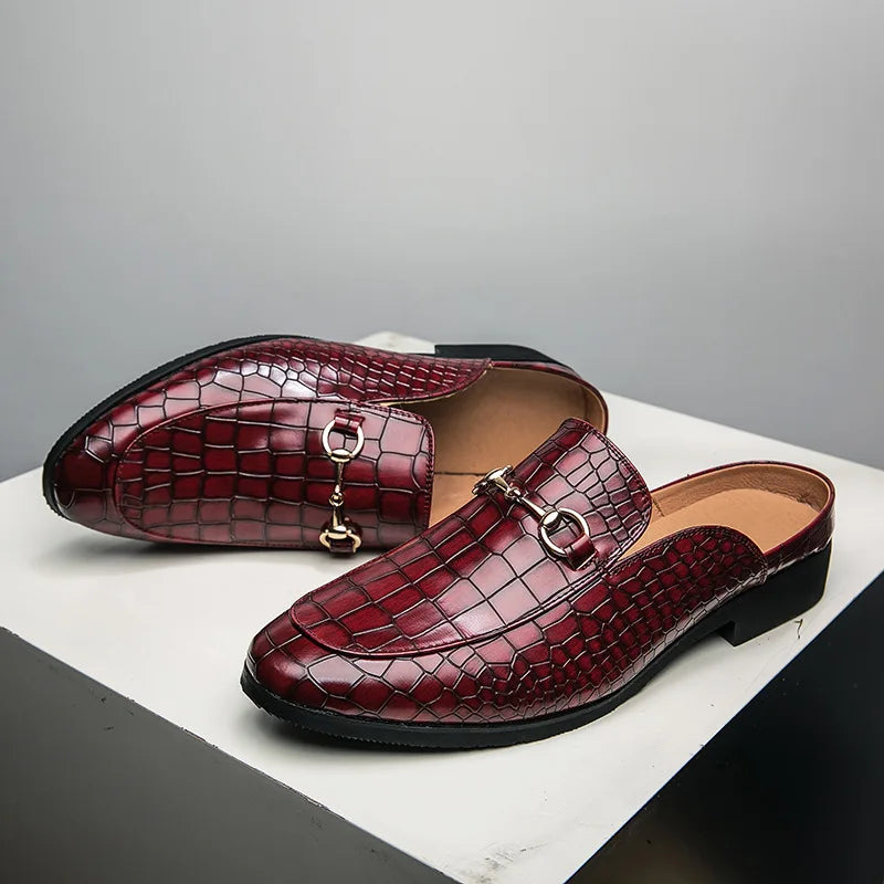 Elbert-sandaler i ægte læder