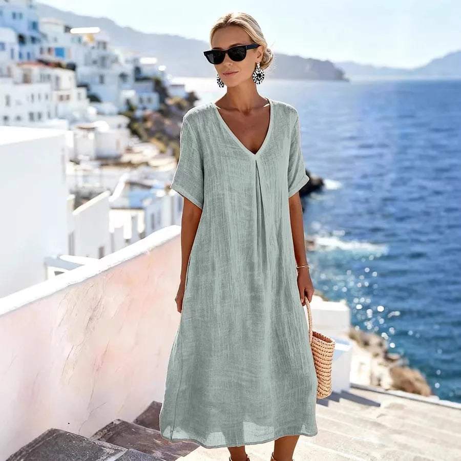 Wrenley™ | Afslappet, løst siddende maxi-kjole