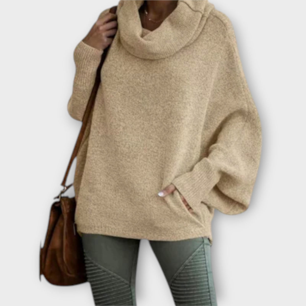 Jorra™ - Elegant sweater med skildpaddemønster