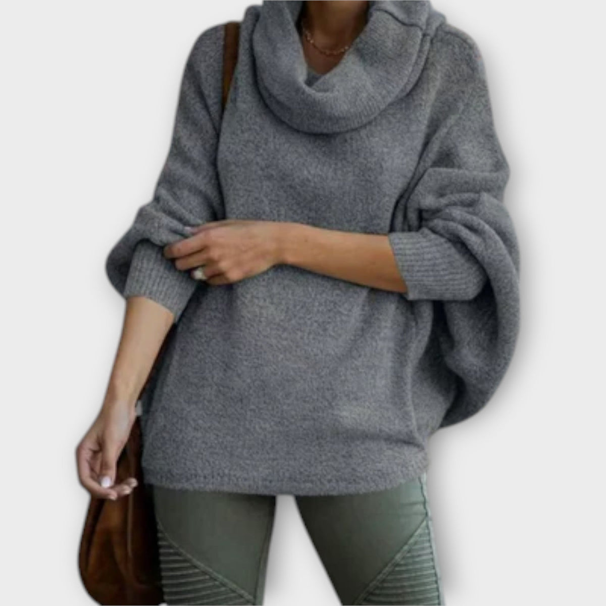Jorra™ - Elegant sweater med skildpaddemønster